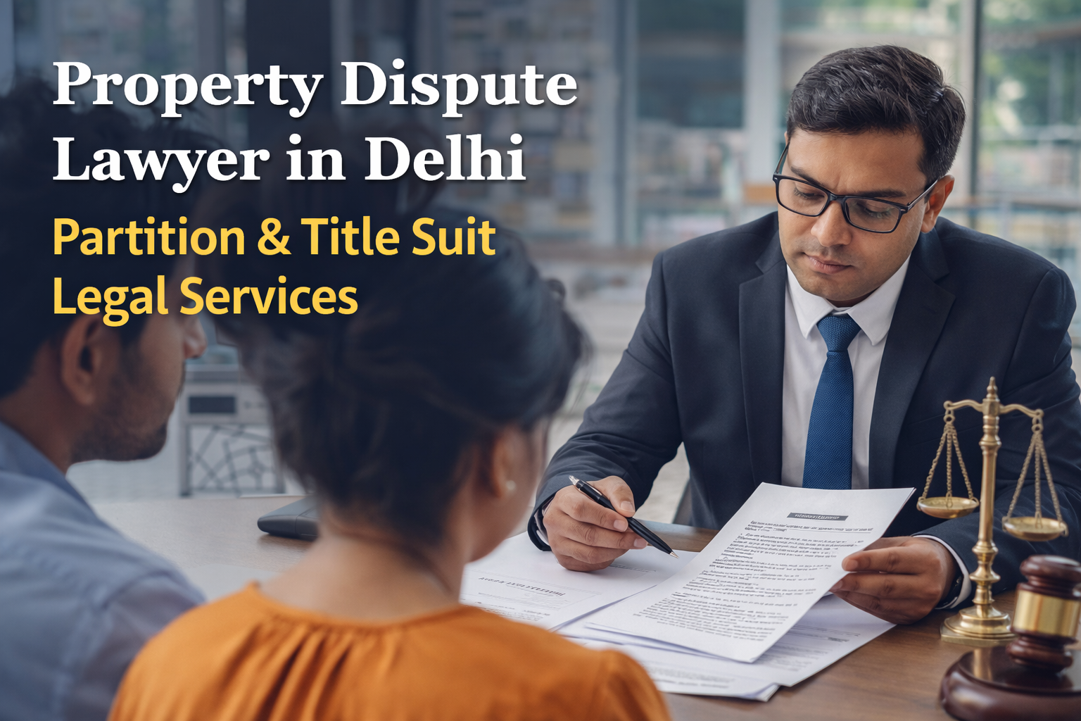 Property Law Lawyer in Delhi – Property Disputes, Partition & Legal Guide